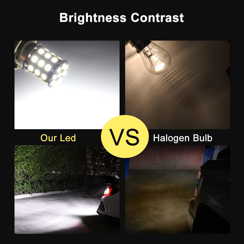 1 шт. 1156 BA15S P21W LED BAU15S PY21W BAY15D Светодиодная лампа 1157 P21/5W R5W T20 LED 7440 7443 W21W Светодиодная автомобильная лампа указателя поворота заднего хода 12 В