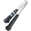 Tanabe Metalwork Tabletop Tongs, Catchy Cat, Tama, Black