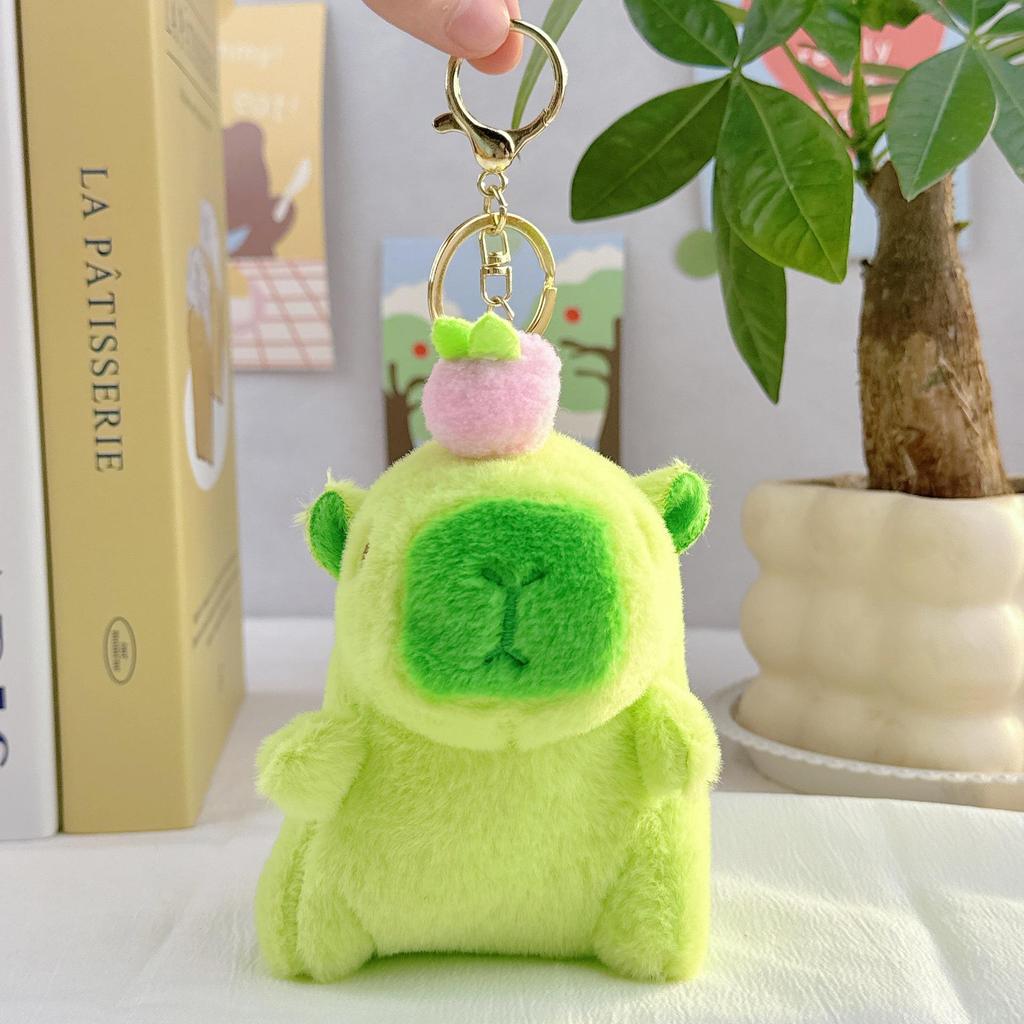 Popular Guinea Pig Plush Keychain - Cute Cavy Backpack Charm & Ornament