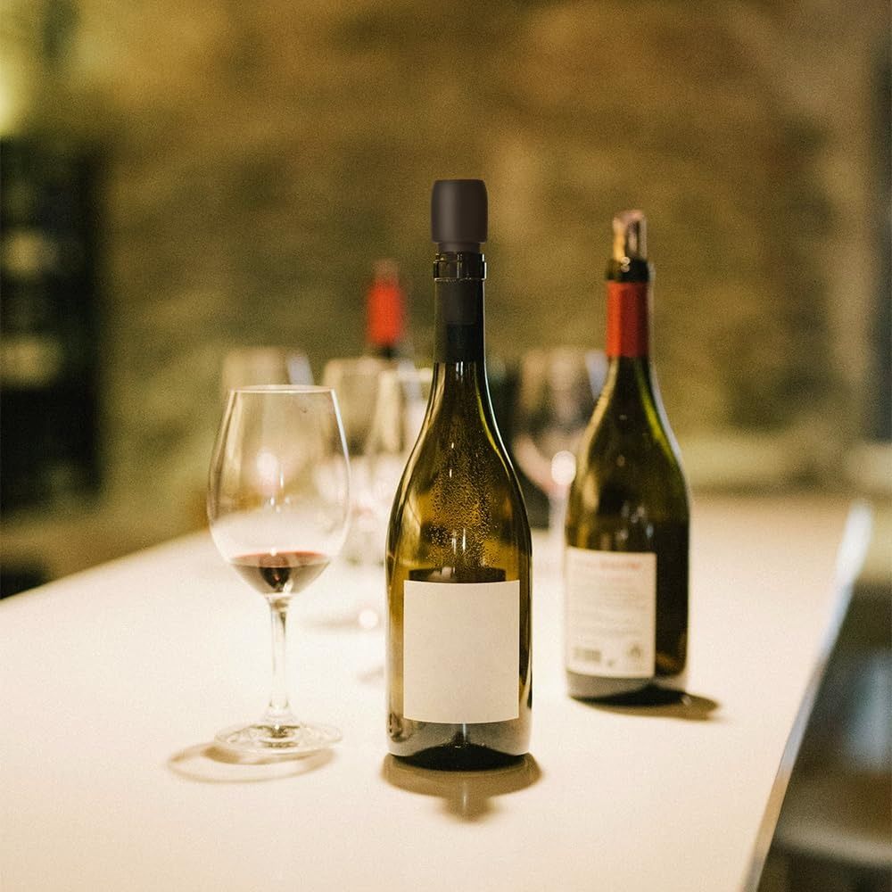 Silicone Red Wine Sealer Sparkling Wine Bottle Stopper Wine Sealer Silicone Wine Stopper