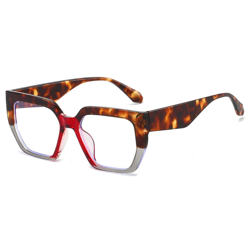 2025 New Arrival Concave Frame Square Sunglasses with Contrast Color Oversized Retro Chic for Unisex with UV400 Lenses