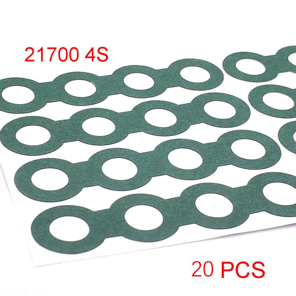 1S-6S 18650 21700 Li-ion Battery Insulation Gasket Barley Paper Battery Pack Cell Insulating Glue Patch Electrode Insulated Pads