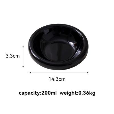Cat Ceramic Bowl Small Dogs Food Water Dining Bowl Non Slip Macaron Colored Bowl