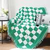 Простой современный модный диван, декоративное одеяло, диван, полотенце, чехол для дивана, полное покрытие, шахматная доска