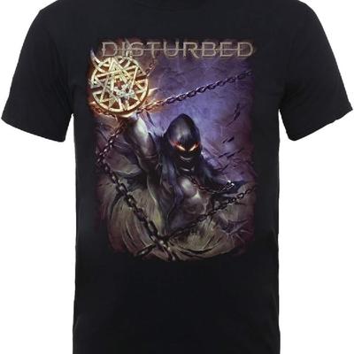 Мужская футболка Disturbed Vortex Colours Черная