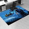 Harry Potter Hogwarts Express Night Train Poster Print Office Mat Home Decor Office Desk Chair Rugs Chair Carpet for office Chair Mat Gift F