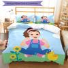3pcs Ms. Rachel2 pattern bedding set duvet cover set includes duvet cover &pillowcases, perfect all season bedroom decoration & gift