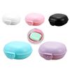 Портативный прекрасный овальный держатель для мыла, ящик для хранения, ванная комната, домашний дорожный контейнер, контейнер