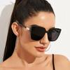 Fashion Cat Eye Women Oversized Sunglasses Brand Designer Vintage Retro Mirror Sun Glasses for Women