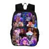 Kpop Witch Hunting Team Trendy Children's Shoulders HD Printed Large Capacity Lightweight Back Protection Student Backpack