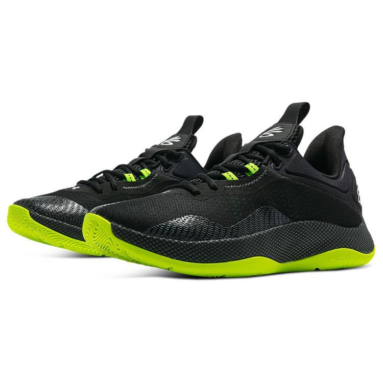 Under Armour Curry Flow 9 Черный Лаймово-зеленый Мужские 3024878001