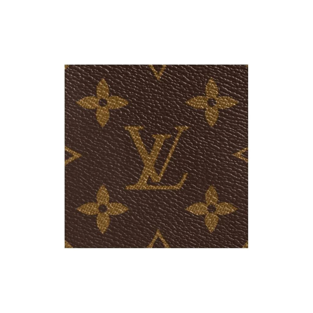 Louis Vuitton Косметичка/косметичка с принтом по всей поверхности и застежкой-молнией, большая, женская, коричневая