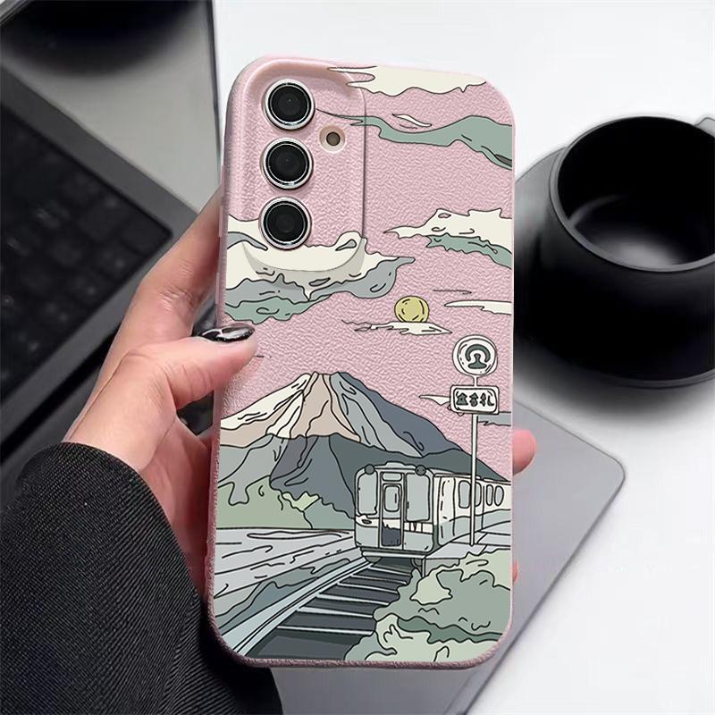 Аниме Чехол для Samsung Galaxy S25 Ultra Capa S24 Ultra S23 S22 Plus S21 FE A15 A16 A25 A26 A34 A35 A36 A54 A55 A56 5G Чехол