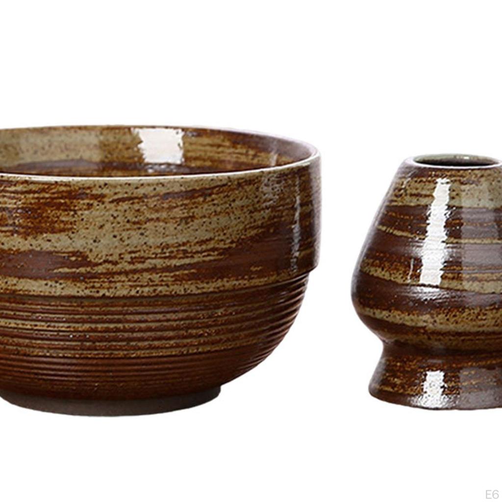 4 шт. Чаша для матча, бамбуковый венчик и держатель, чай для влюбленных, инструменты для церемонии