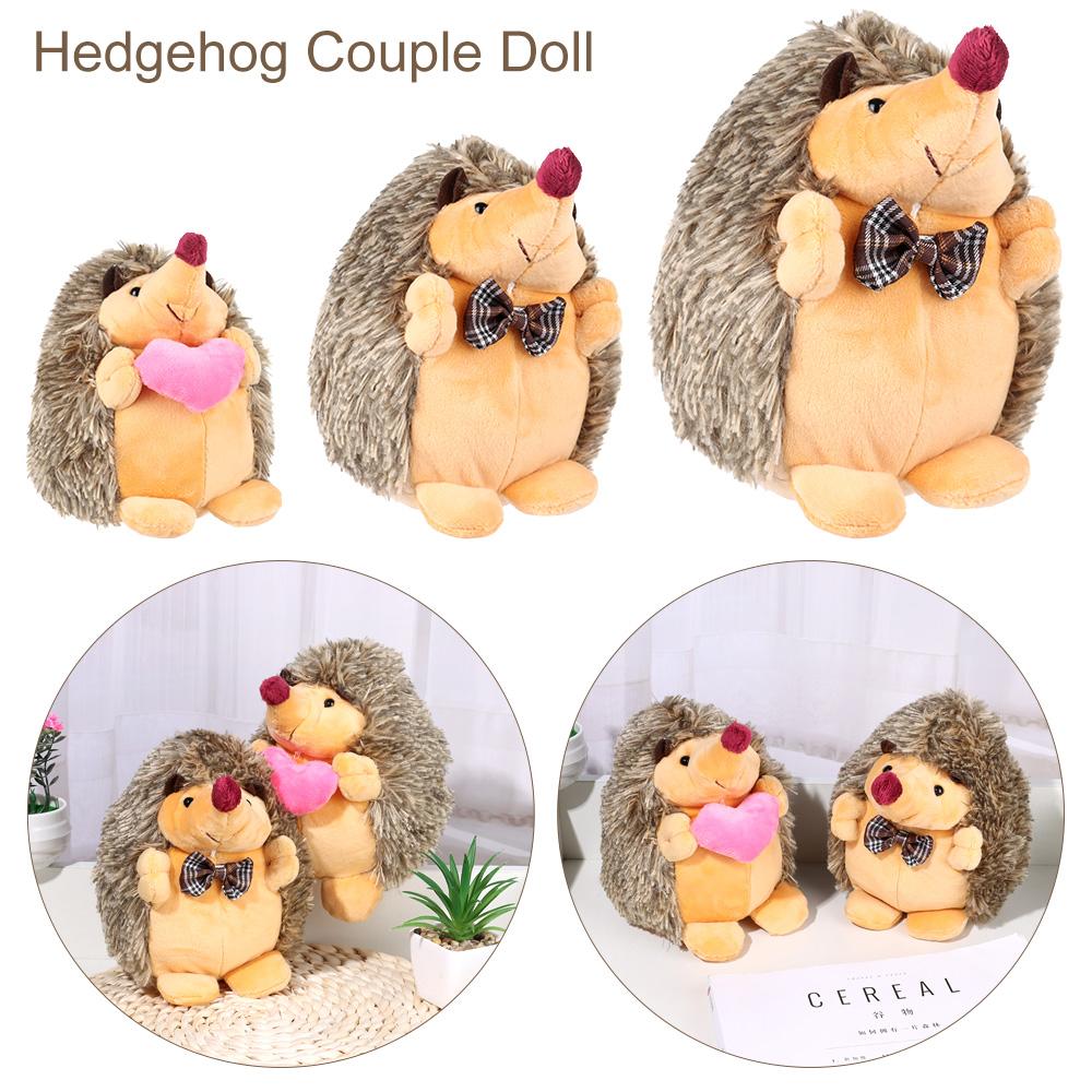 Новые подушки на день рождения, подарки, мягкие хлопковые куклы, ежики, парные куклы, мягкие игрушки для животных