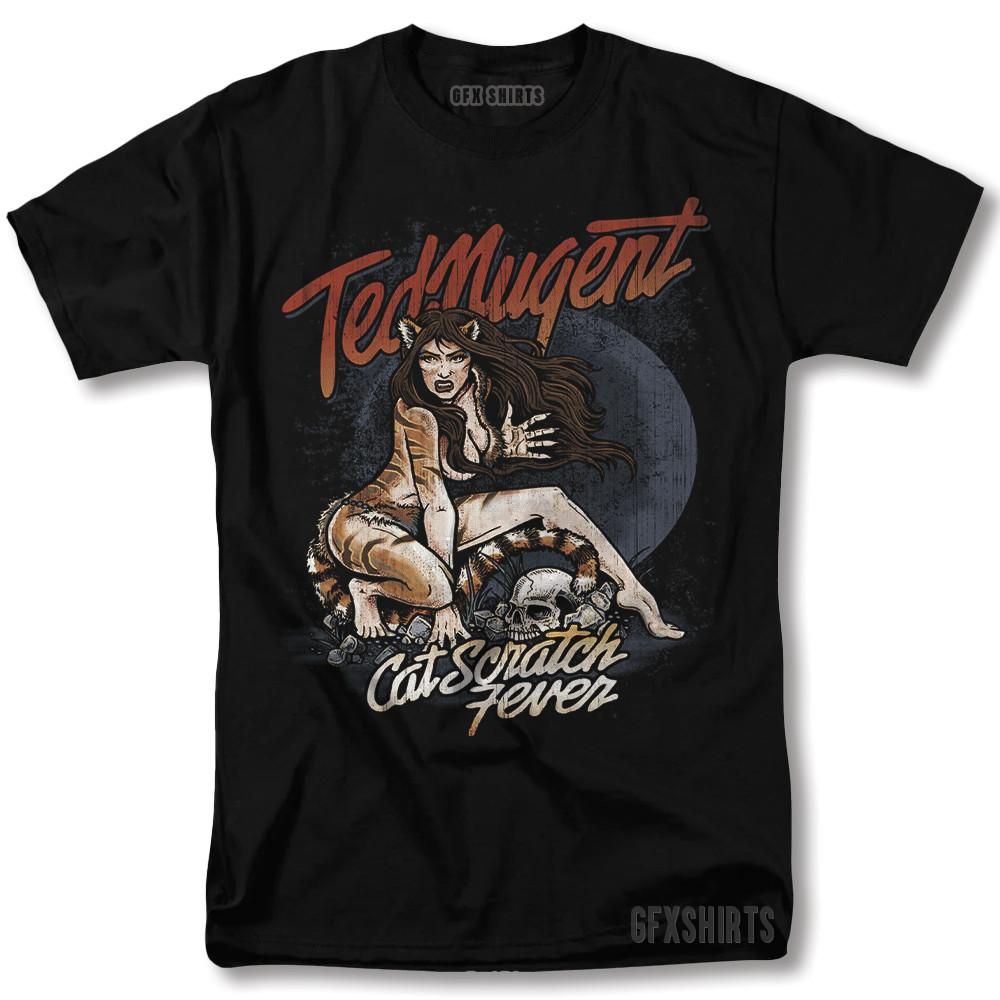 Ted Nugent Shirt Rock Concert Merch Tour Vntg Graphic Design T-Shirt