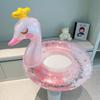 Intex 57288 Double Flamingo Adult Inflatable Swimming Ring - Thick Oversized Floating Bed for Kids & Adults