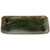 Premium Nigiri Sushi Long Rectangular Daiho Serving Oribe Black Made In Japan J-Kitchens Plate, 5.5-inch Plate, Lacquer, Shatter-Resistant,