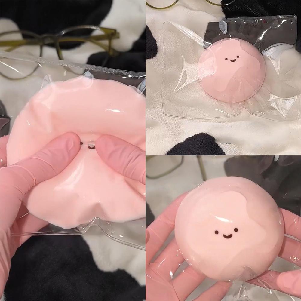 Funny Yogurt Dough Pink Dough Bun Yogurt Sweetheart Balls Rebound Texture Toys Venting S I6U6