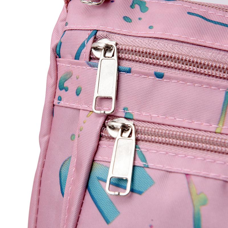 Модная женская сумка-мессенджер с несколькими карманами, высококачественная прочная тканевая сумка, женская легкая нейлоновая сумка через плечо для женщин