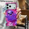 Phone Case: 2D flat design suitable for iPhone 18, 17, 16, 15, 14, 13 Pro film protective case, couple style, jelly ghost, Christmas and Halloween gif