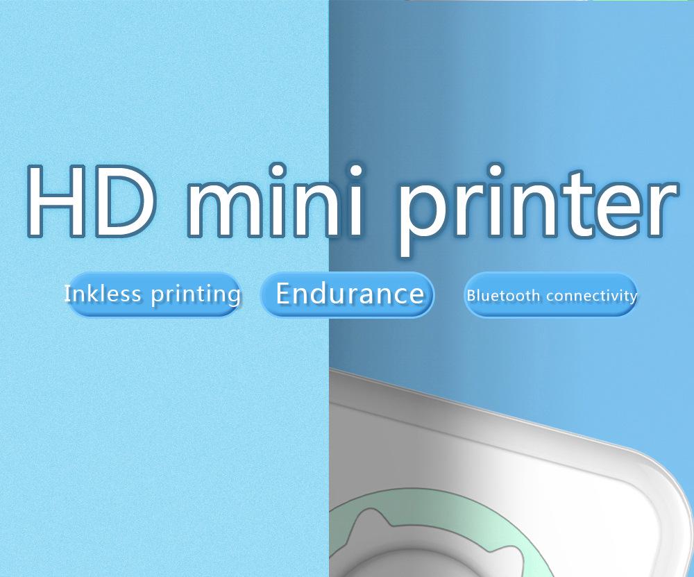 Портативный Bluetooth Мини Термопринтер для Студентов