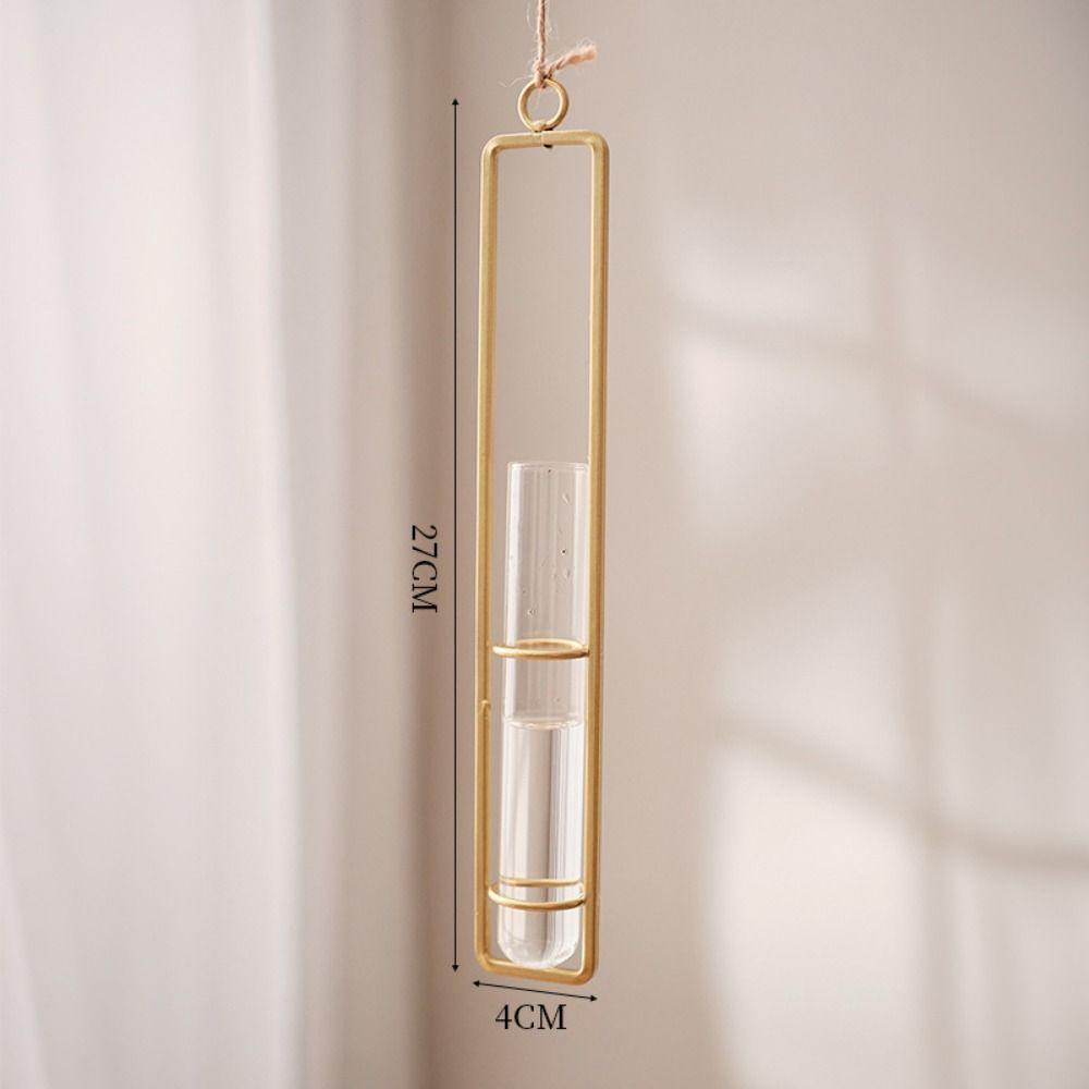 Thickened Hanging Glass Planter Wall Hanging Glass Vase Creative Test Tube Vases Home Decoration