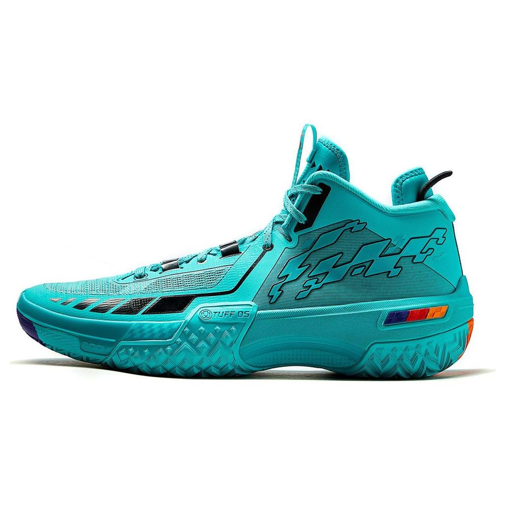 Баскетбольные кроссовки Li Ning Green Demon Mid top Мужские Ледяной фарфор Зеленый ABFT035-6