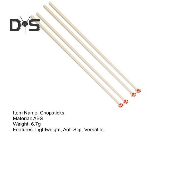 Милые палочки для еды с кошачьими лапками, нескользящие, кухонная утварь с дизайном отпечатков лап, многоразовая, для суши, лапши, уникальный подарок для любителей кошек и японской культуры