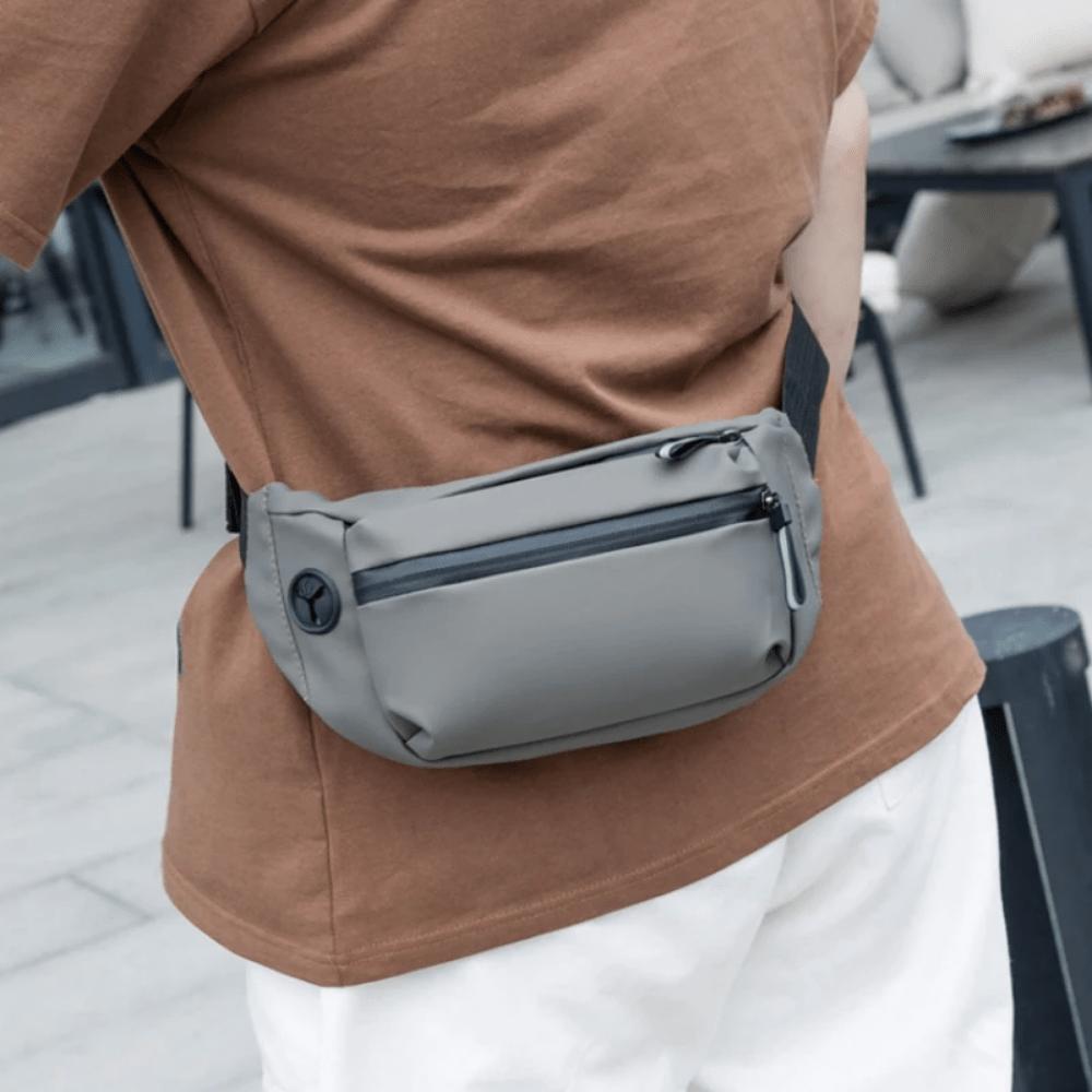 Мужская водонепроницаемая поясная сумка Модная нагрудная сумка Мужская водонепроницаемая поясная сумка Сумка для спорта на открытом воздухе Мужские дорожные наплечные сумки