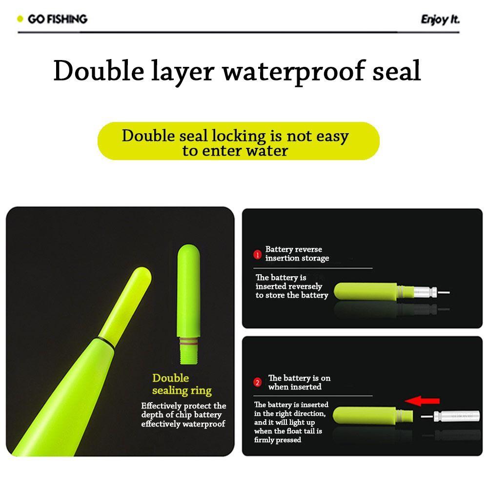Светящиеся электронные светодиодные индикаторные поплавки Поплавки для рыболовных приманок Светящиеся палочки Поплавки