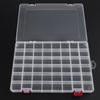 48 Grids Compartment Fishing Tackle Box Transparent Plastic Storage Box Fishing Lure Bait Hook Organizer Case Toolbox Container