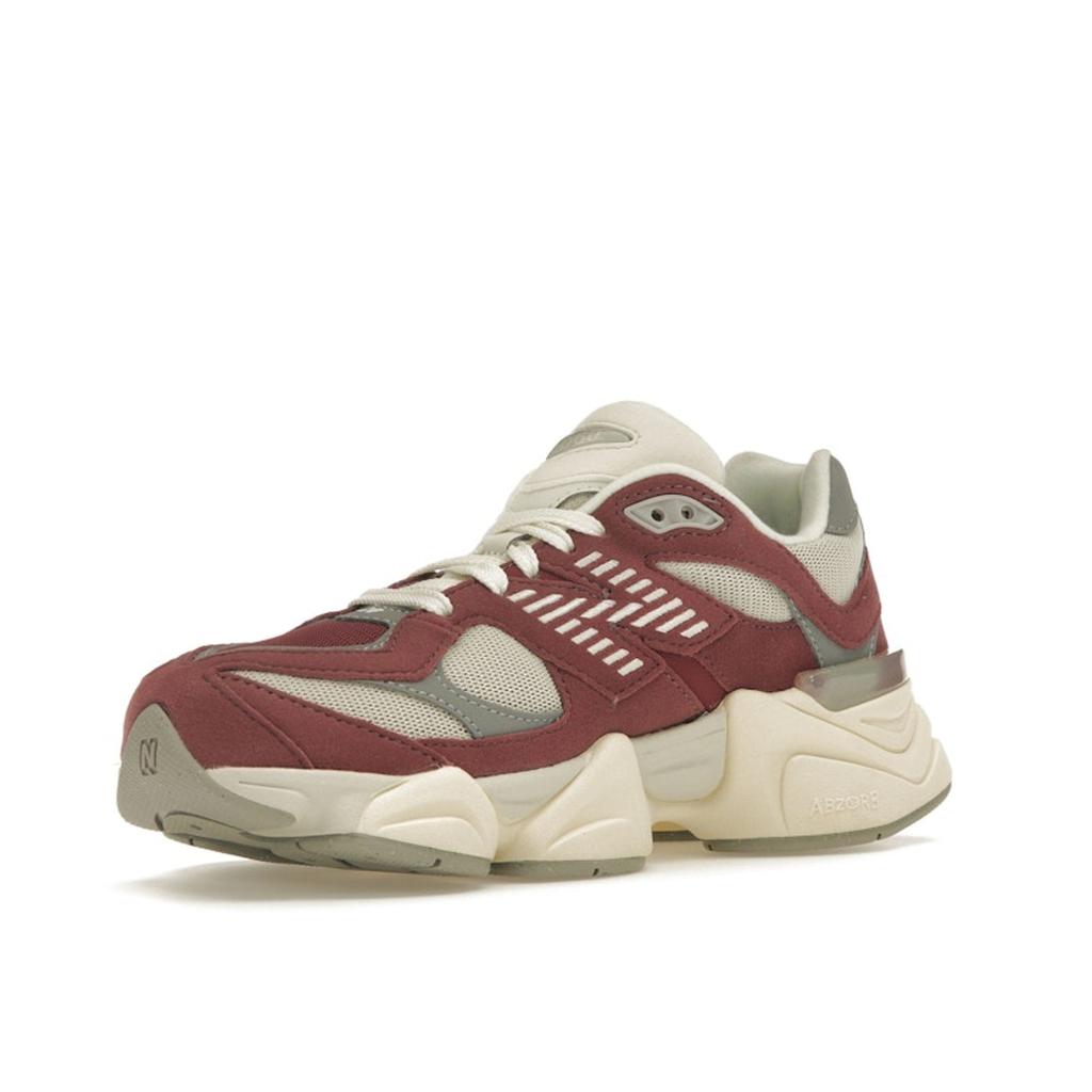 New Balance 9060 Washed Burgundy Unisex Sneakers Red Slate-Grey Angora U9060VNA