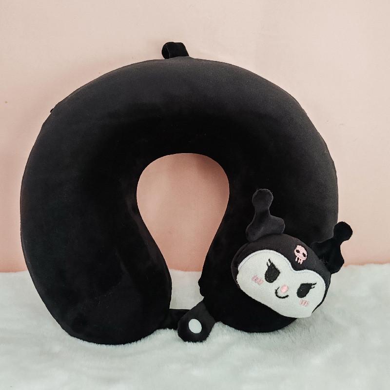 Stitch Cartoon U Neck Pillow Memory Foam Travel Cushion For Office Napping