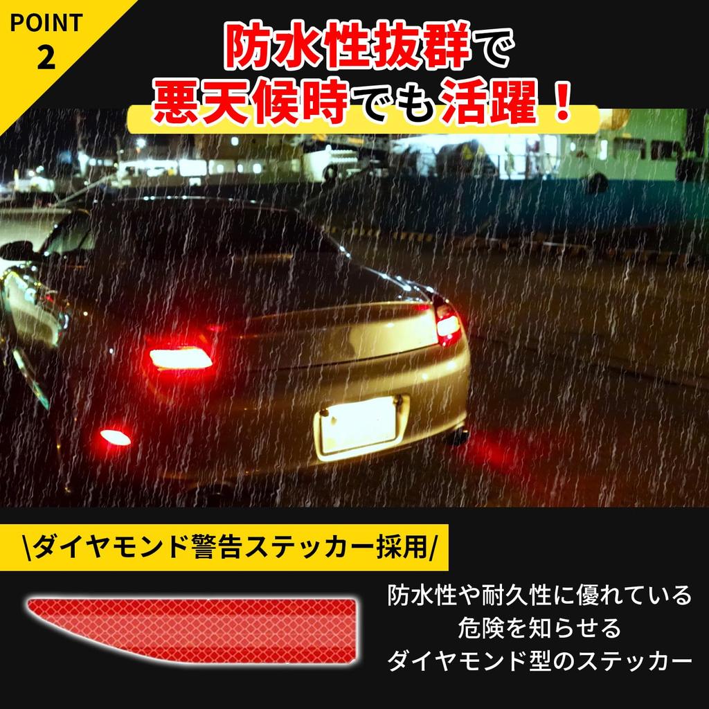 Lovep.c Sticker Reflective Tape Car Reflector Car Sticker Car Accessories Reflective Sticker Decal Waterproof