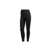 Adidas Seamless Tights Solid Color Slim Fit Mid Waist Leggings Women Leggings Black FJ7216