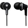 In-ear Headphones RP-HJE125E-K - PANASONIC - Neodymium Magnet - Microphone - Ergo Fit Design - Black