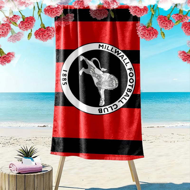 Millwall Football Club2 Print Beach Towel, Large Soft Quick Dry Towel for Beach Camping Swimming