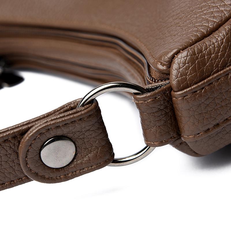 Женская сумка через плечо из ПУ большой вместимости