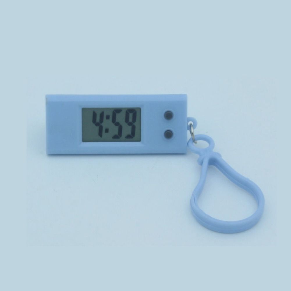 Электронные мини-электронные часы, студенческие подвесные брелки, новые часы в форме треугольника