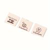 10Pcs Cloth Labels Handmade Label Fold Tags  Hand Made Label For Knitted Hats Printed Cotton Woven Sew Tags
