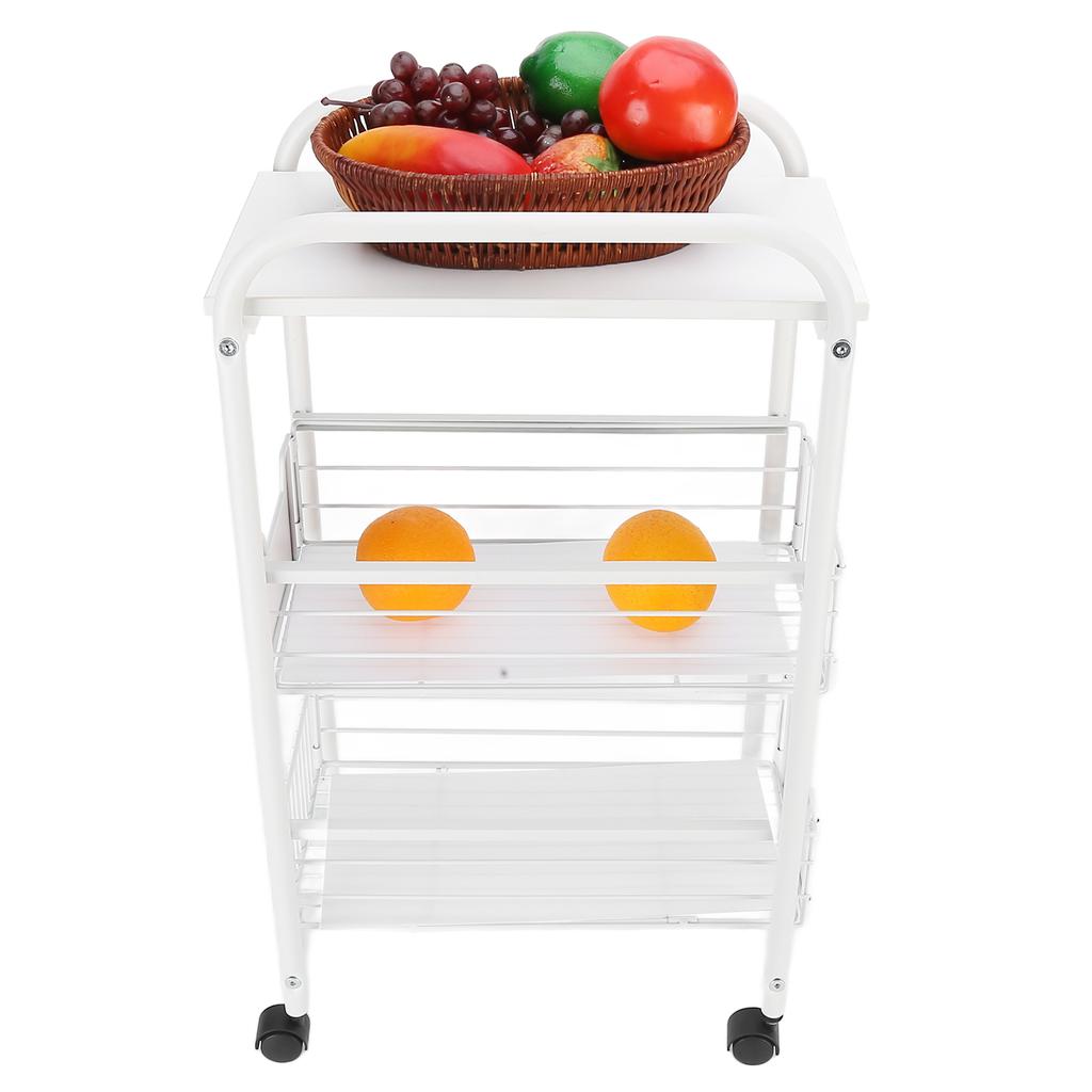 Напольная тележка для хранения на колесиках, мобильная хозяйственная тележка с колесиками для кухни