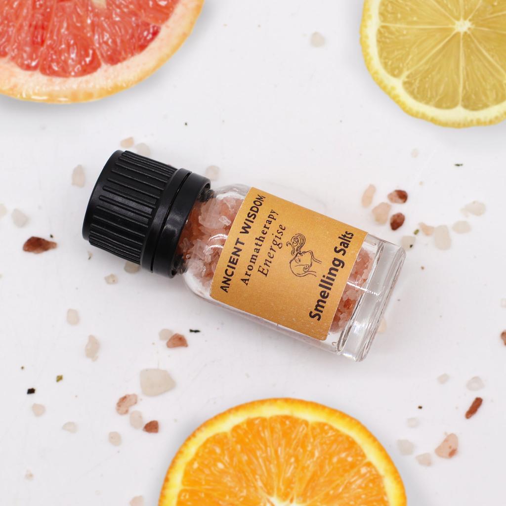 3x Aromatherapy Smelling Salts, Lemon Orange Grapefruit