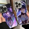 Чехол для телефона Genshin Impact Райдэн Сёгун с покрытием для Xiaomi Poco X5 X6 X7 X8 Pro Max F8 Ultra F7 M8 M7 M5S Redmi 15C 15 14C 13C 1