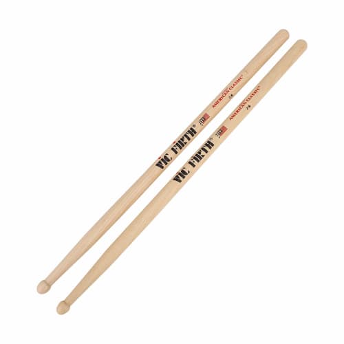 Two 7a Hickory Teardrop Drumsticks, Perfect for Practice, Perfect for Beginners, Kids, Students, and Adults, Perfect as a Birthday Gift