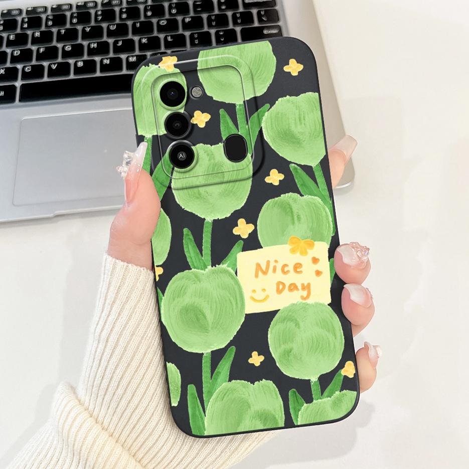 Чехол для Tecno Spark 8C KG5k KG5j KG5n Роскошный Конфетный Покрашенный Чехол Мягкий ТПУ Корпус Для Tecno Spark Go 2022 KG5 Spark8C Чехлы для Телефона