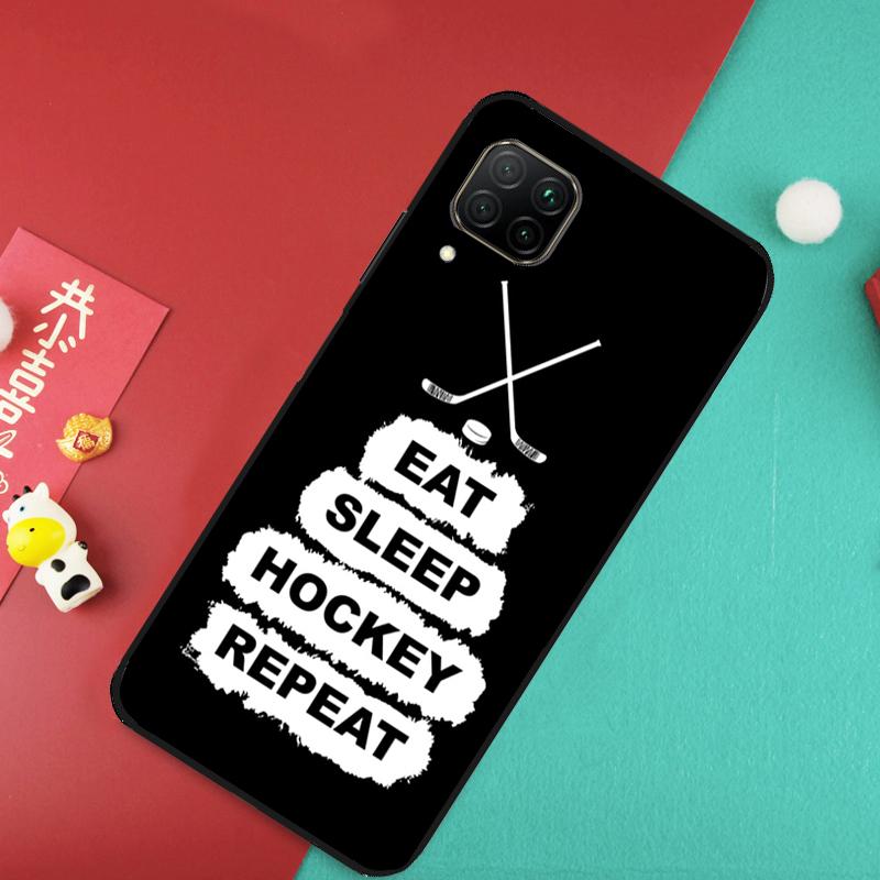 Чехол для Huawei Nova 12S 9 10 SE 7i 8i 11i 12i Y60 Y61 Y70 Y72 Y73 Y90 Y91 P20 P30 P40 Lite с изображением игрока в хоккей