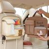 Multi functional Car Storage Bag Multi pocket Car Interior Back Seat Organizer Waterproof Cartoon Seat Back Organizer
