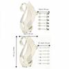 7pcs Zinc Alloy Material Coffee Spoons Set Modern Style Swan Shaped Teaspoons Set Rhinestone Inlaid Table Organizer