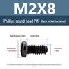 Yigu Black Nickel Carbon Steel PM Phillips Round Head Screws m2-m4 Pan Head Machine Screws for Electronics